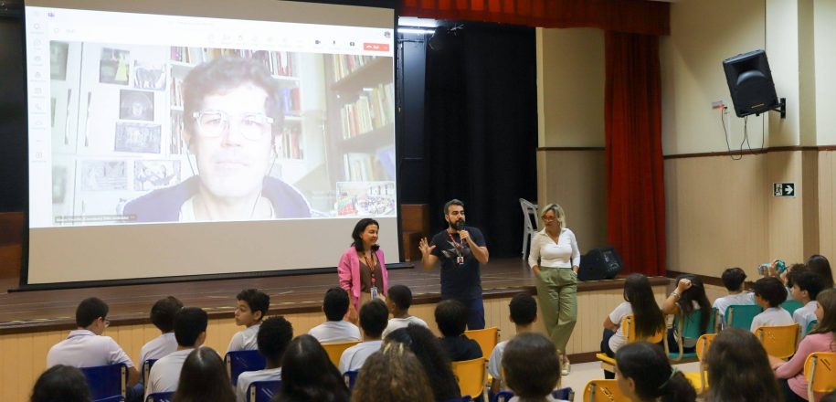 Estudantes aprendem sobre cultura nordestina e  literatura de cordel com escritor Marco Haurélio