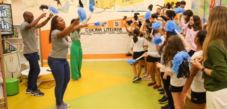 Gincana Literária no Vieirinha revela aprendizagens de crianças com projeto ‘A Hora do Conto’